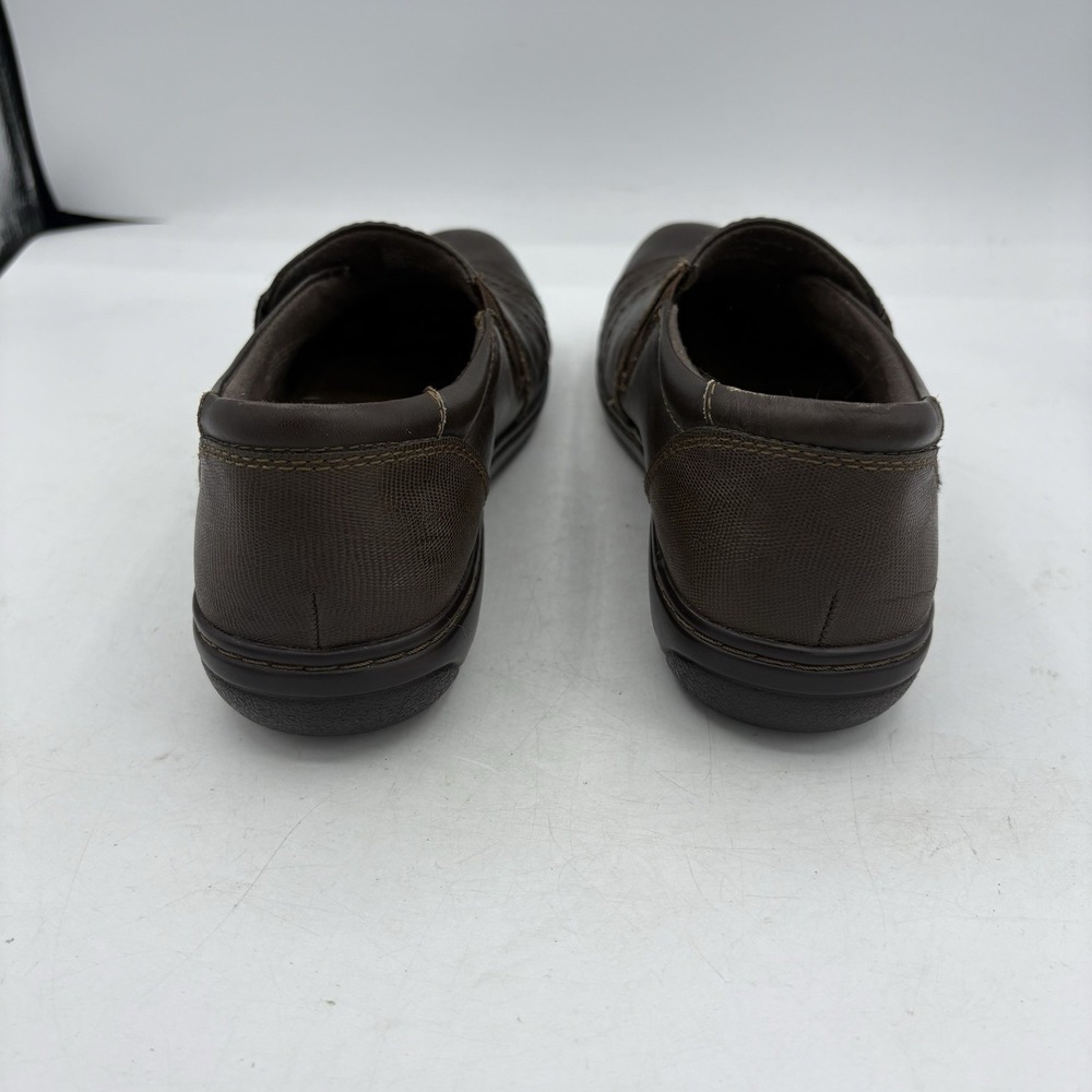 Earth Origins Shoes‎ Womens Size 7.5 M Glendale Gabrielle Brown Leather Loafers - Picture 6 of 10